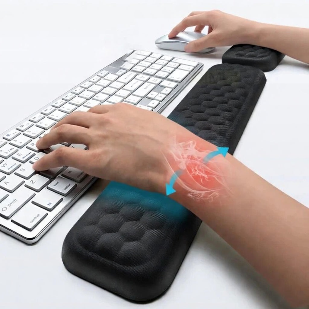 LAQEHA® - ريست مريح للمعصم فوم ميموري لحماية يدك أثناء الكتابة